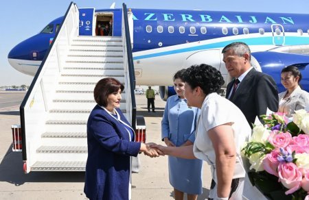 Milli Məclisin sədri Sahibə QafarovaDaşkənd şəhərində işgüzar səfərdədir 