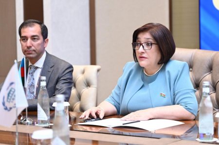 Milli Məclisin sədri Sahibə Qafarova Daşkənddə Parlamentlərarası İttifaqın prezidenti ilə görüşüb
