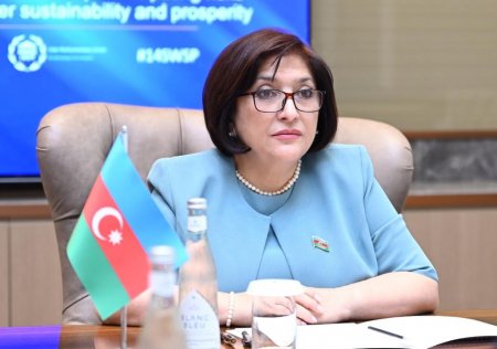 Milli Məclisin sədri Sahibə Qafarova Daşkənddə Parlamentlərarası İttifaqın prezidenti ilə görüşüb