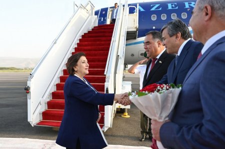 Milli Məclisin sədri Sahibə Qafarova Tacikistanda rəsmi səfərdədir 