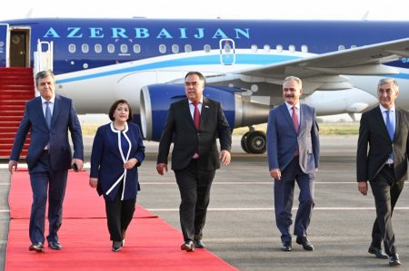 Milli Məclisin sədri Sahibə Qafarova Tacikistanda rəsmi səfərdədir 