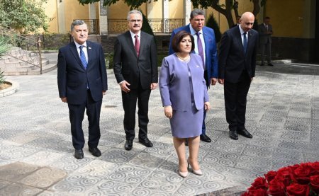 Milli Məclisin sədri Sahibə Qafarova Azərbaycanın Tacikistan Respublikasındakı səfirliyində olub