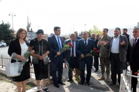 Vətən müharibəsi şəhidləri İsgəndərov Əsəd Bəybala oğlu və Tağıyev İmdad Rövşən oğlunun məzarı və ailəsi ziyarət olunub