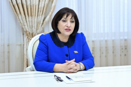 Milli Məclisin sədri Sahibə Qafarova Türkmənistanın ölkəmizdəki səfiri ilə görüşüb