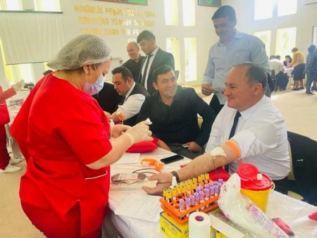 Göygöl rayonunda qanvermə aksiyası keçirilib