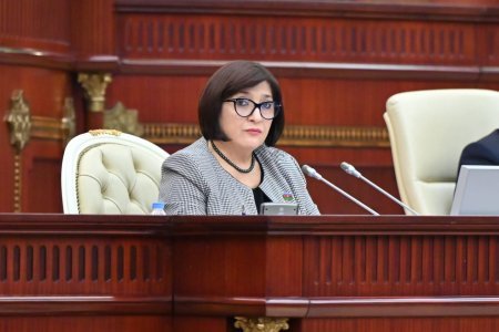 Milli Məclisin sədri Sahibə Qafarovanın parlamentin 2024-cü il 25 noyabr tarixli plenar iclasında 2025-ci ilin Dövlət büdcəsi layihəsi barədə çıxışı