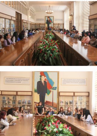 Pedaqoji Universitetdə tələbələrlə sağlam həyat tərzinin təbliği ilə bağlı görüş keçirilib – FOTOLAR