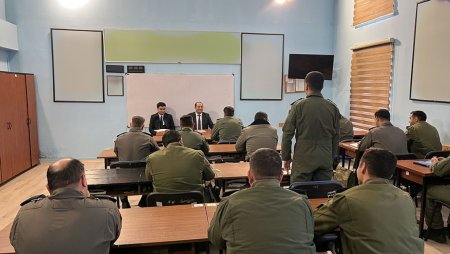 Ombudsman Aparatının nümayəndələri HHQ-nin hərbi hissəsində olublar