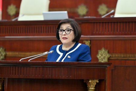 Milli Məclisin sədri Sahibə Qafarovanın parlamentin 27 aprel 2026-cı il tarixli plenar iclasında çıxışı