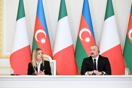 Prezident İlham Əliyev və İtaliya Nazirlər Şurasının sədri mətbuata bəyanatlarla çıxış ediblər