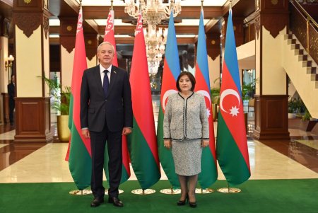 Milli Məclisin sədri Sahibə Qafarova Belarus Milli Assambleyası Nümayəndələr Palatasının sədri ilə görüşüb