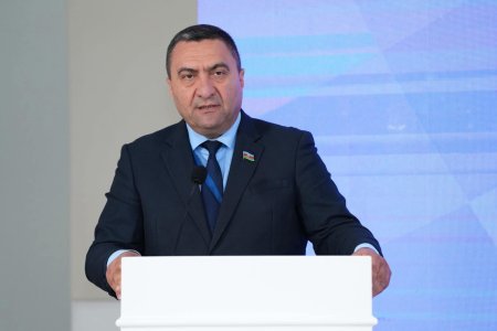 Müşfiq Məmmədli regional konfransda çıxış edib