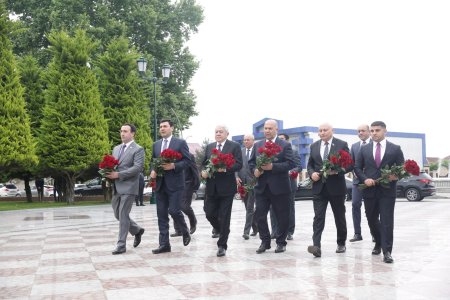 Mahir Süleymanlı Xaçmazda Müstəqillik günü tədbirində