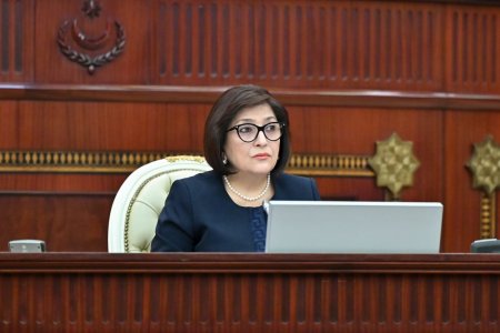 Milli Məclisin sədri Sahibə Qafarovanın parlamentin 26 may 2026-cı il tarixli plenar iclasında giriş nitqi