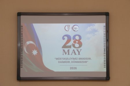 Bitki Mühafizə və Texniki Bitkilər Elmi-Tədqiqat İnstitutunda 28 May – Müstəqillik Gününə həsr olunmuş rəsmi tədbir keçirilib