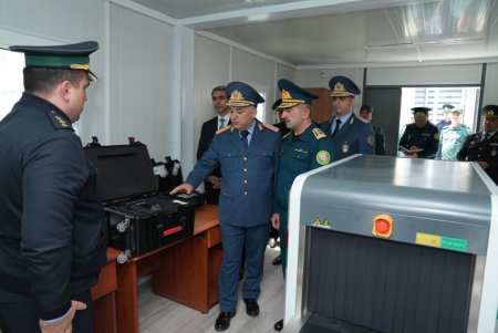 Dəmiryol stansiyalarında sərhəd və gömrük nəzarətinin təşkili yoxlanılıb