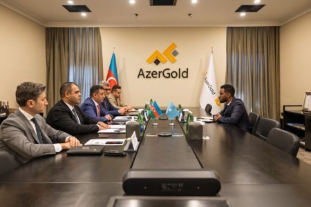 “AzerGold”da Somali İnkişaf və Yenidənqurma Bankının baş direktoru ilə görüş baş tutub