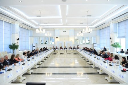 Milli Məclisdə "Rəqəmsal inkişaf, süni intellekt və uşaqların sosial şəbəkə platformalarındakı zərərli təsirlərdən qorunması" mövzusunda  ictimai müzakirə keçirilib