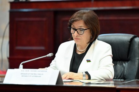 Milli Məclisin sədri Sahibə Qafarova  Milli və Regional Parlamentlərin Sədrlərinin Konfransında iştirak edib