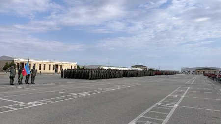 Azərbaycan Ordusunda andiçmə mərasimləri keçirilib