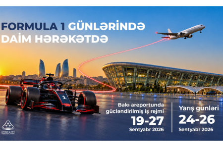 Heydər Əliyev Beynəlxalq Aeroportu Formula 1 ərəfəsində gücləndirilmiş iş rejimində fəaliyyət göstərəcək